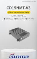 CD15NMT-V3 2.4GHz 15-20KM UAV Data Link VTX Léger pour le drone