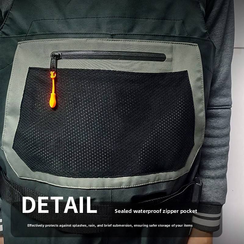 Waterproof Wading Pants Wear Resistant Wading Trousers Full Body