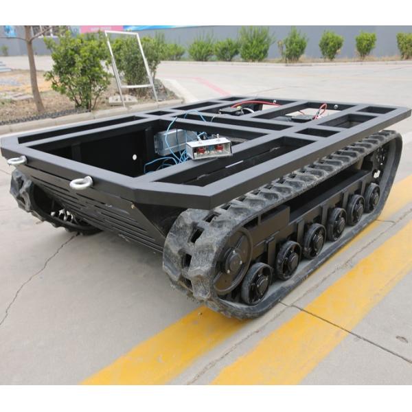 Power Trasmission 500KG Load Rubber Undercarriage Black Color