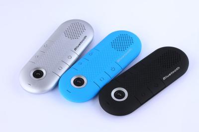 Black Blue Silver support two Speakerphone In car Bluetooth Visor Handsfree Car Kit