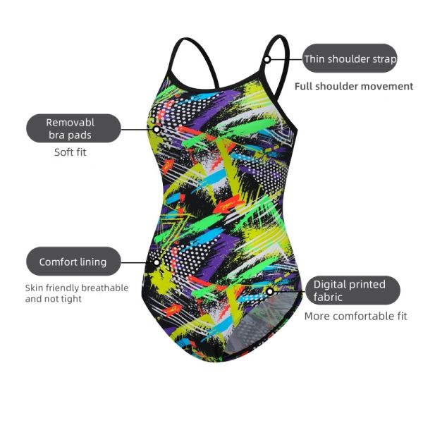 Luxury Summer One Piece Swimwear Custom Logo Women's Swim Bikini