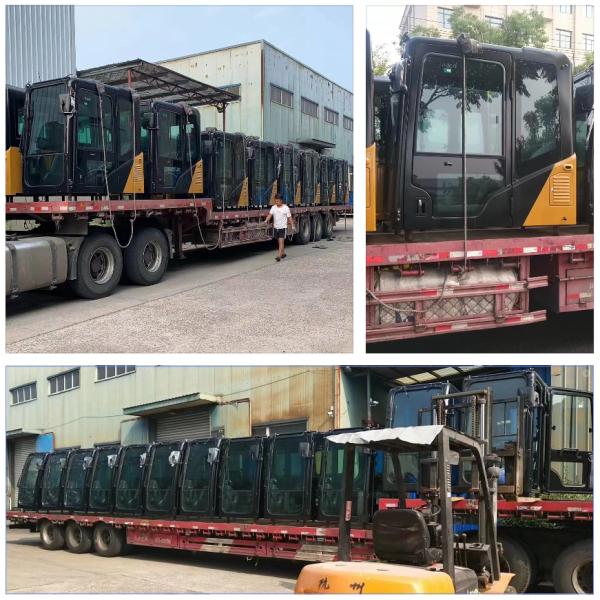 Cabina de funcionamiento para excavadora excavadora de ruedas