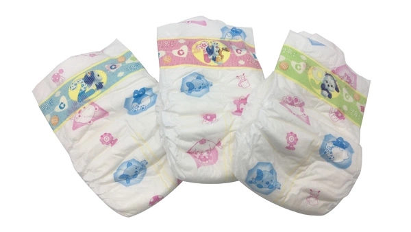 XXL Disposable Baby Diapers , Biodegradable Disposable Nappies Soft Topsheet
