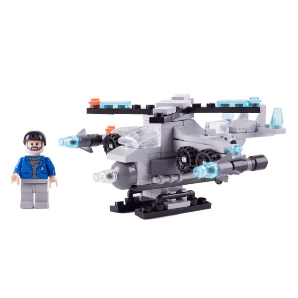 7 in 1 with bricks baseplate compatible legoinglys city construction bricks helicopter car building blocks toys