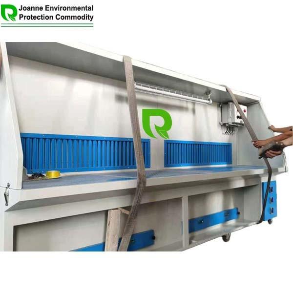 Ergonomic Downdraft Table 65dB 70DB Downdraft Polishing Dust Collector Double Stations