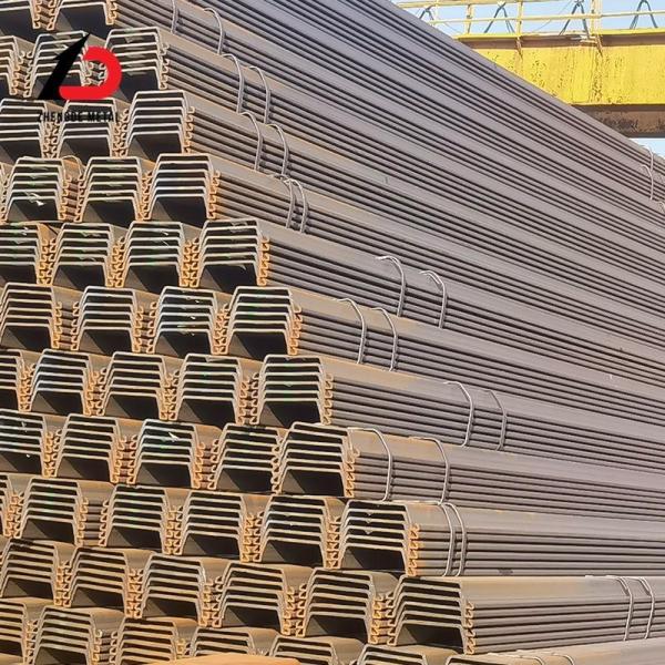 Customized Steel Sheet Pile S275, S355, S390, S430 Sheet Pile Sections