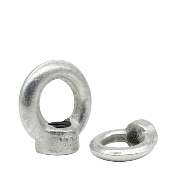 Carbon steel  Ring Shape Lifting Eye Threaded Nut