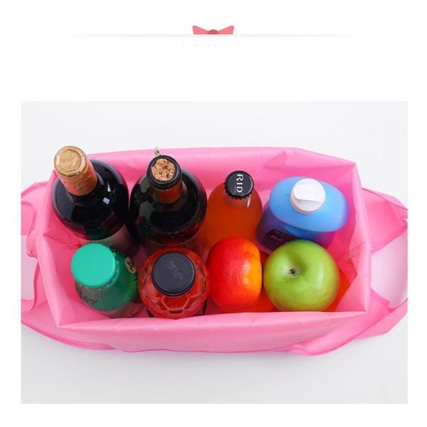 Eco-friendly Custom Reusable Spunbond Nonwoven Supermarket Shopping Bags With Logos