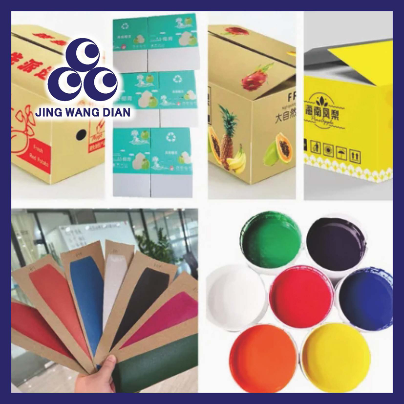 High Coverage Vivid Color Water Based Ink For Corrugated Box Packaging