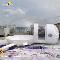 Área exterior grande túnel único clara tenda de cúpula inflável transparente casa de cúpula