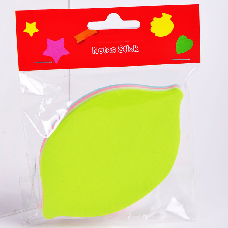 high quality sticky note in  banana house tree leaf shape writing pads memo pads for office and school