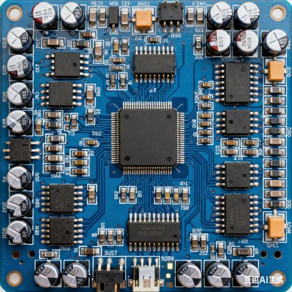 Blue Oil PCBA Custom PCB Assembly With Flying Probe Test And Customized Board Thickness