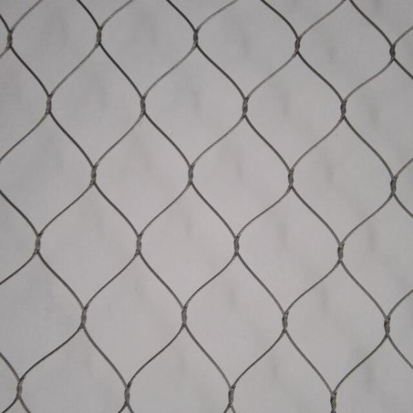 Flexible Stainless Steel Rope Mesh Balustrade Black Oxide Railing Web Net