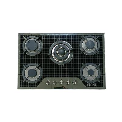 Smart Kitchen Cooktop Tempered Glass With 4 Burners Built-in Gas Stove