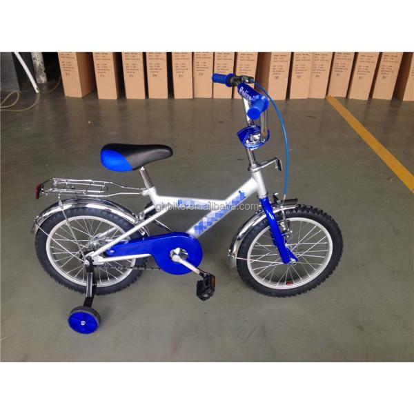 16 inch Children Bikes with Training Wheels Double V Brake Steel Fork