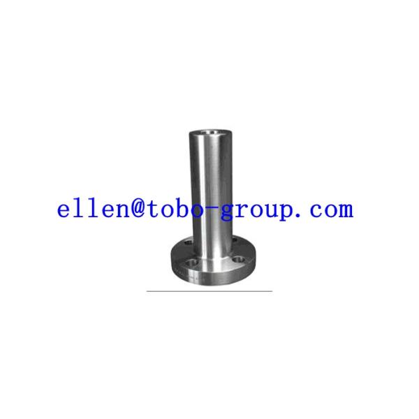 Welding Neck Custom Silver ASTM / ASME Forged Steel Flanges Long Flanges Type Welding Neck