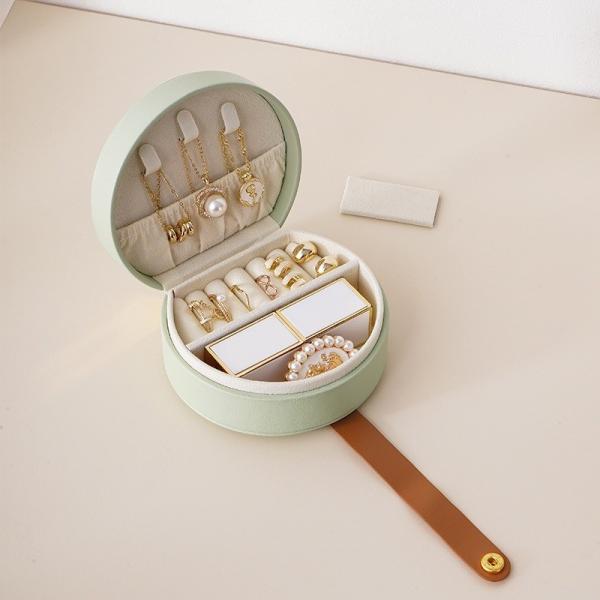 Portable Small Jewelry Box Organizer Fashion Travel Jewelry Organizer For Necklaces