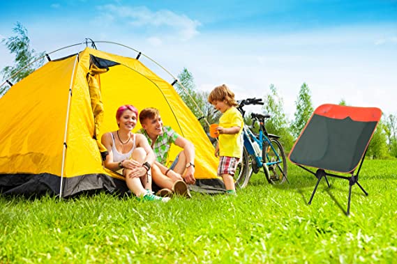 2.2 Pounds Aluminium Frame Folding Backpack Camping Chair