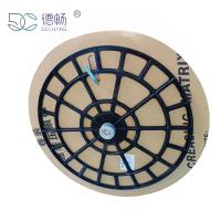 Matrice de pliage de rouleau en PVC Base noire Couleur Matrice de pliage de plaque de presse base