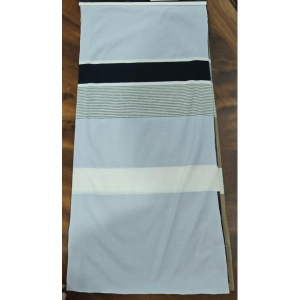 Чистый хлопок и эластичный экологически чистый и удобный для кожи полосатый материал для повседневной носки