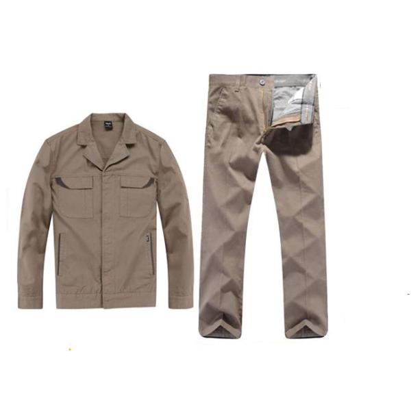 Cotton / Polyester Men's Work Coats Jackets , Custom Women's Embroidered Workwear