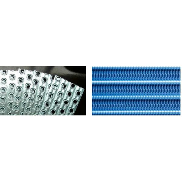 8011 HAVC Pre Coated Aluminum Fin For Heat Exchangers Blue Color