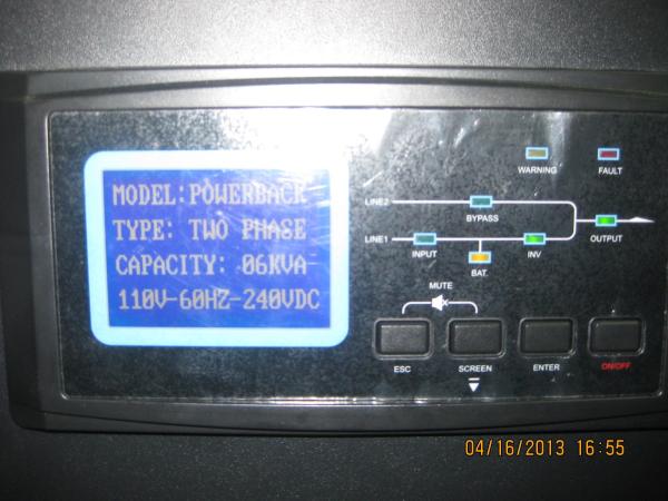 PC Plus TX 2 Phase 8kva Online High Frequency Ups With Dual Input AC