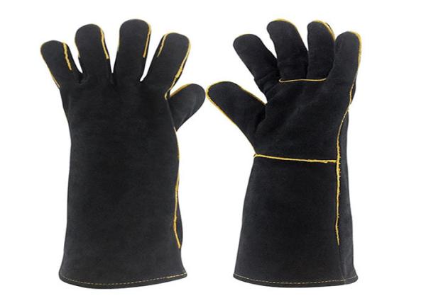 Convenient Safety Welding Work Gloves Thermal Protection For Hot Work
