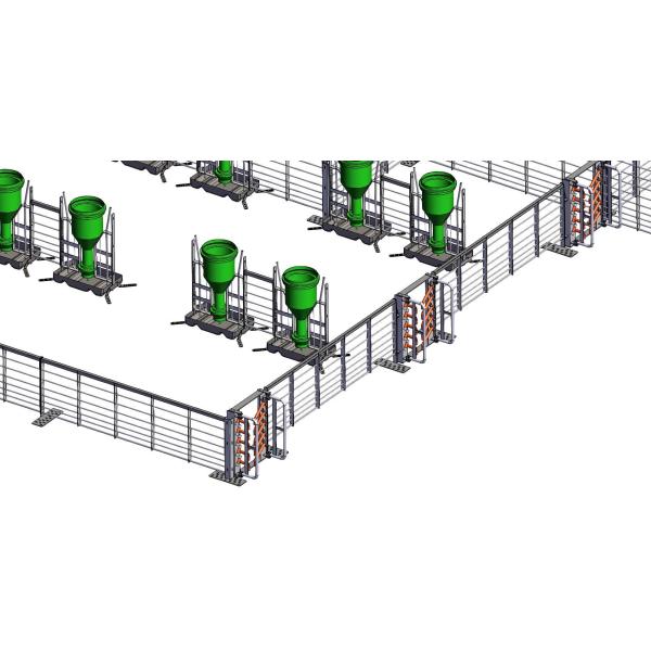 Construcción de un cobertizo de pollo