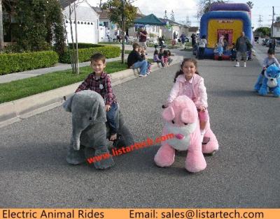 12V Large Animal Riding Walking Toys Kiddy Ride On Pony Max Loading 130kg