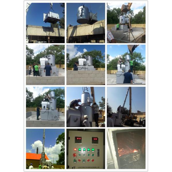 Condition Waste Management Incinerator Burner Cremation Furnace for Manufacturing Plant