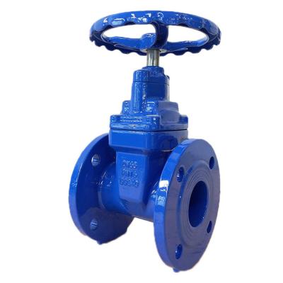 Resilient Non Rising Stem DN100 Gate Valve Flange Type Handwheel