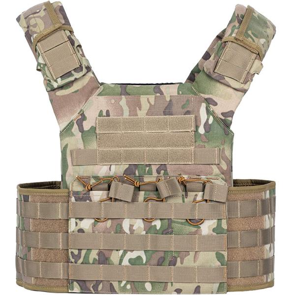 Military Camo Tactical Vest Gun Holster Jacket Air Soft CS Training 11x7x20