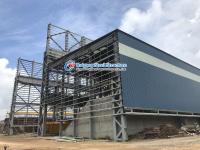 AWS Atelier de construction en acier Peb dessin bâtiment de bureaux préfabriqué entrepôt industriel