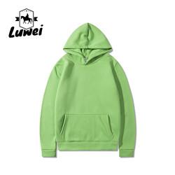 Pesos pesados Felpa Plain Sky Blue Hoodie Blusa de algodão orgânico Pull Over Capuzado Sweatshirt Homens Fleece Jogging