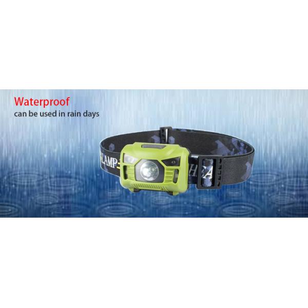 Smart 3W IP64 Rechargeable LED Motion Sensor Headlamp For Hiking