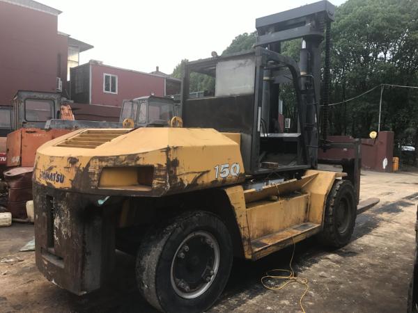                  Use 100% Original Komatsu Forklift Truck Fd150e-8, Secondhand 15 Ton Japan Forklift Komatsu Fd150 Fd160 Fd200 Fd250 in Stock for Sale             