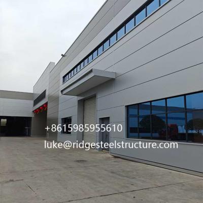 Industrial Mobile House Two Story Workshop Sandwich Panel Fabricated H Beam Building Construction Light Warehouse Frame Prefab Steel Structure For Commercial