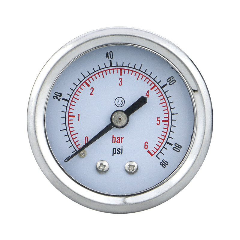 OEM Customized 2 51.5mm Stainless Steel Case Pressure Gauge with NPT1/8 Brass Thread Connection and 2.5% Precision