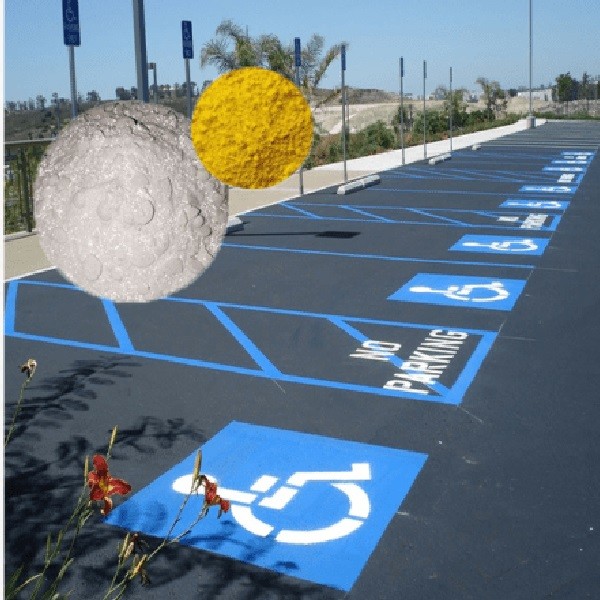 Peinture de marquage routier à fond chaud durable avec 10% de perles de verre pré-mélangées pour la circulation lourde