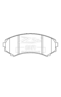 Mitsubishi V73, Керамическая тормозная панель, D867, 4605A041, F