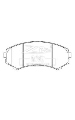 Mitsubishi V73, Ceramic Brake Pad, D867, 4605A041, F