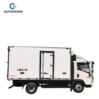 HOWO 4*2 Refrigerated Box Truck Meat And Chicken Box Fridge Van