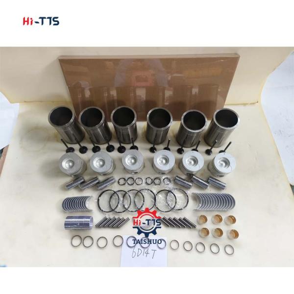 Kit de reparación del motor de excavadora 6D14T 6D14 Pistón ME032742
