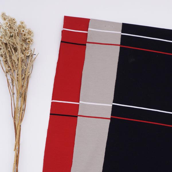 Мерсеризованная Striped хлопко-бумажная ткань, пряжа покрасила ткань 5 лайкра 95 хлопок