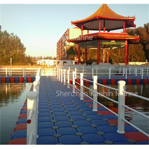 модульное проектирование плавучего дока HDPE 350kg/sqm для морского куба пользы/плавать