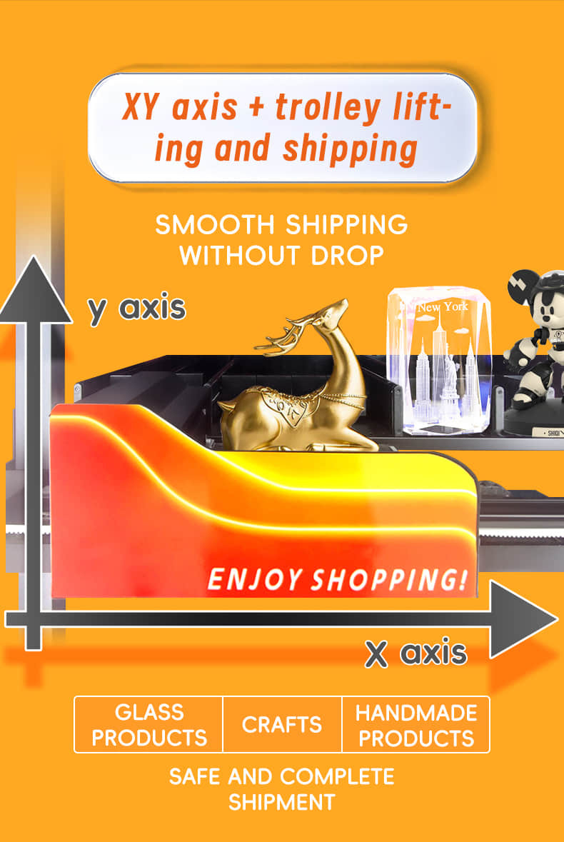 Automatic Blind Box Vending Machine with Elevator Pickup System, Customizable Display Cabinet and Smart Management Platform for Unmanned Retail Business