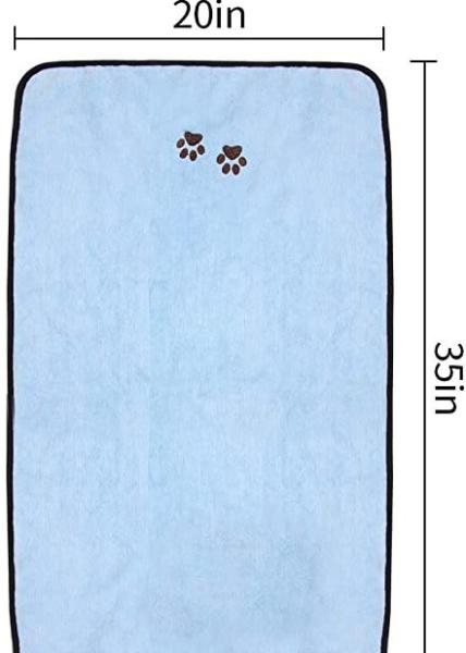20''X35'' Soft Pet Microfiber Towel , Quick Dry Dog Towel