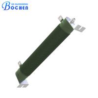 50w-2500w 100 Ohm travagem resistor de ferida de fio variável núcleo cerâmico tubular à prova de chama