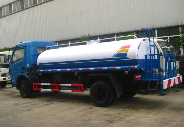 Manual Transmission 5000L Municipal Sanitary 4x2 Water Tank Truck with Customized Design